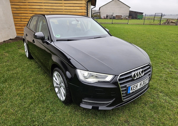 Audi A3 cena 43900 przebieg: 182151, rok produkcji 2013 z Rybnik małe 596